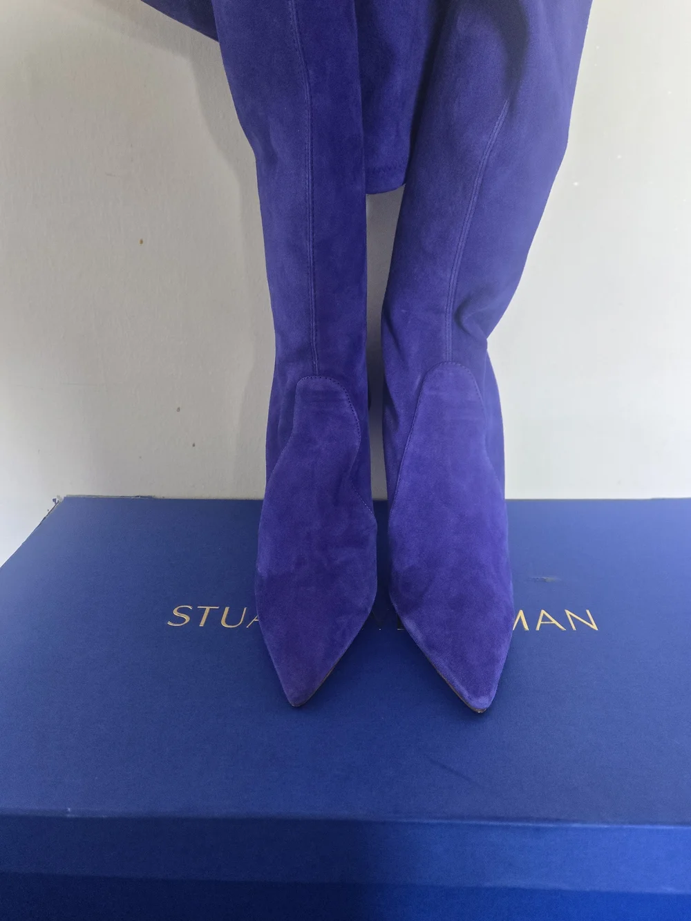 Stuart Weitzman UltraStuart 100 Suede OTK